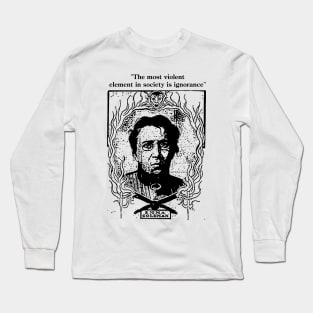 Emma Goldman: Violent Element Long Sleeve T-Shirt